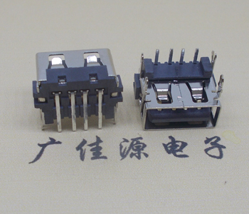 绍兴USB 加高 7.8/8.7四鱼叉脚 直边90度母座
