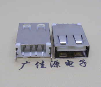绍兴USB AF立式 直插 加长款17.5MM 大电流3A插座