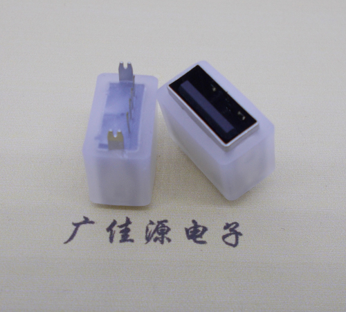 绍兴USB连接器接口 10.5MM防水立插母座 鱼叉脚
