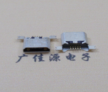 绍兴MK USB B Type 沉板0.9母座后两脚SMT口不卷边