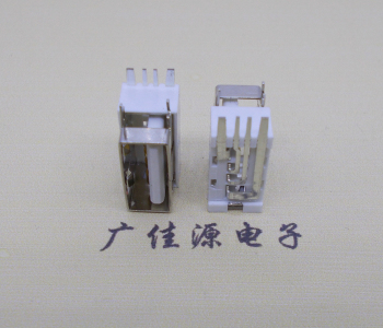 绍兴USB侧立式短体10.0尺寸 侧插加宽脚5A大电流插座