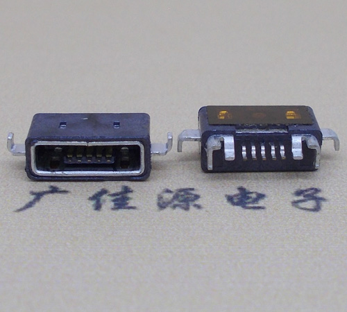 绍兴MICRO USB防水AB型口母头3D图纸封装
