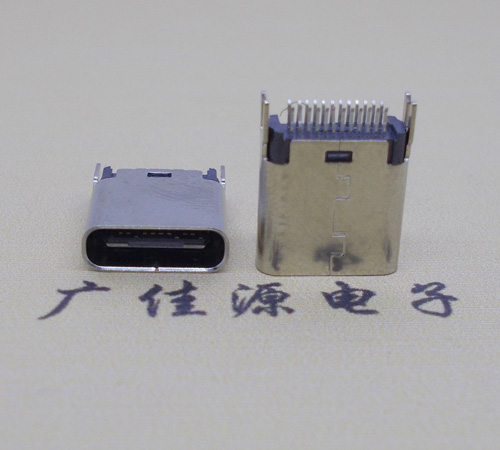 绍兴type-c24p母座连接器夹板