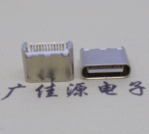 绍兴type-c24p母座短体6.5mm夹板连接器