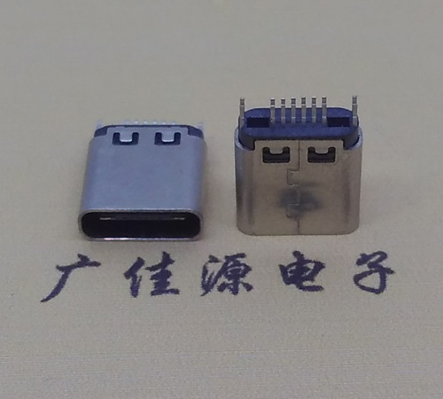 绍兴type-c16p母座,夹板式type-c16p接口连接器