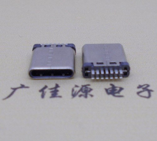 绍兴 铆合type-c14p公头无地线接口厚2.7mm