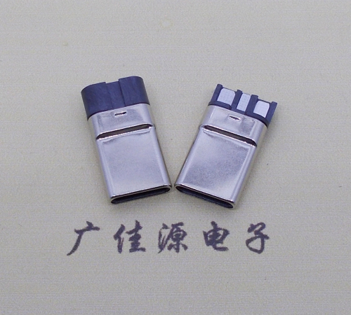 绍兴焊线式 type c11p拉伸公头连接器总体长15.9mm